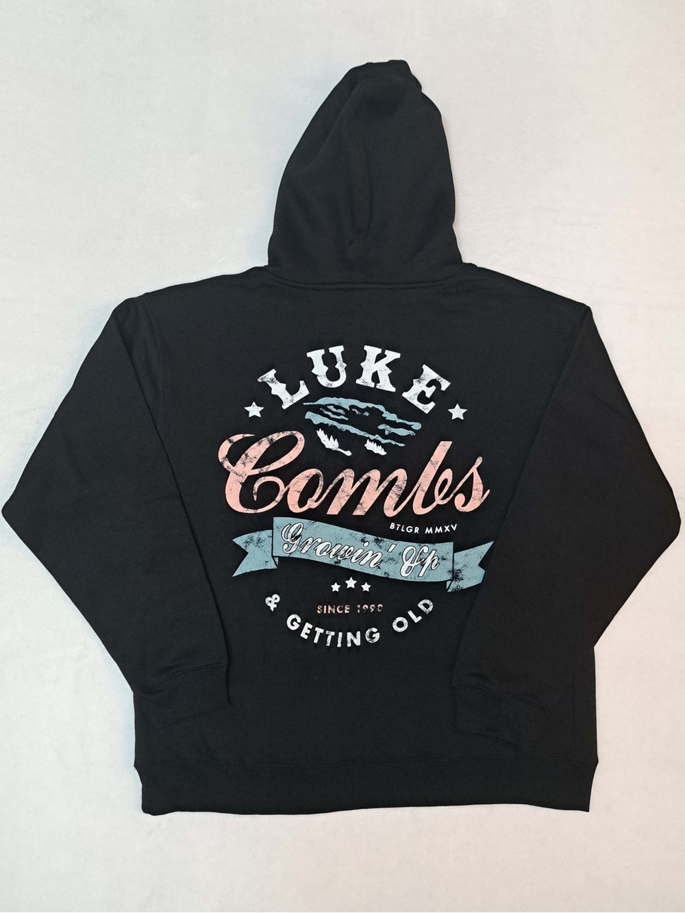 Luke Combs "Getting Old" Hoodie in black - Adult Size XL
